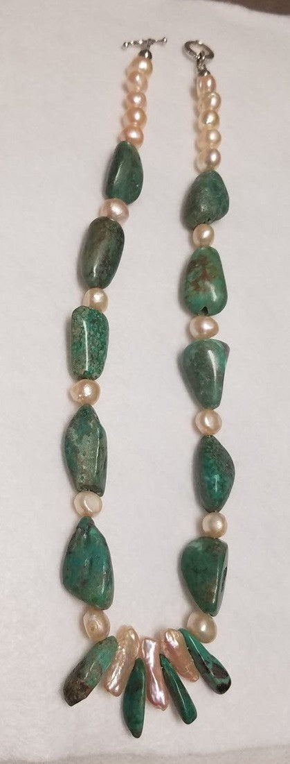 Medium Nugget and Potato Pearl Necklace
