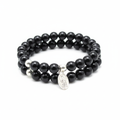 Black Onyx Memory Bracelet