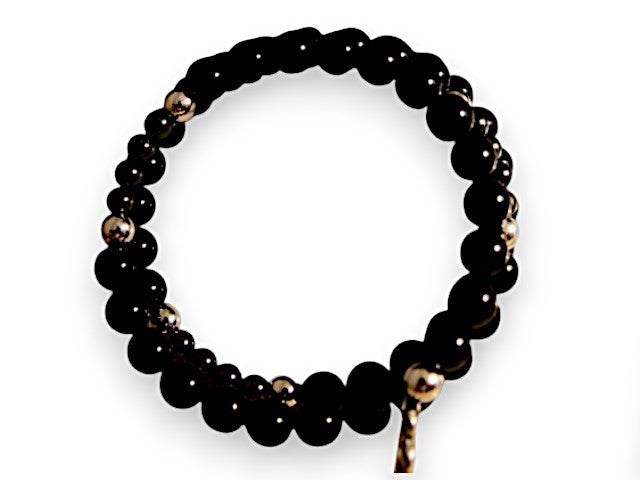 Black Onyx Memory Bracelet
