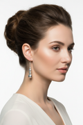 Drop Sterling Silver Bead Earrings - Lifestyle