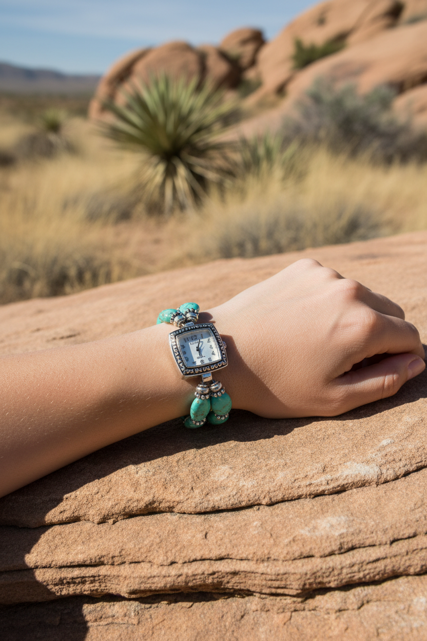 Oval Turquoise Watch