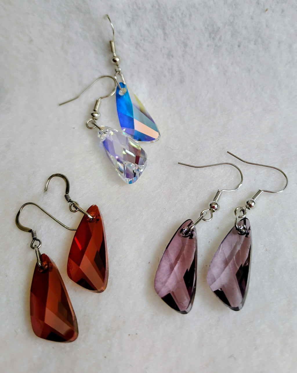Wing Bead Crystal Drop